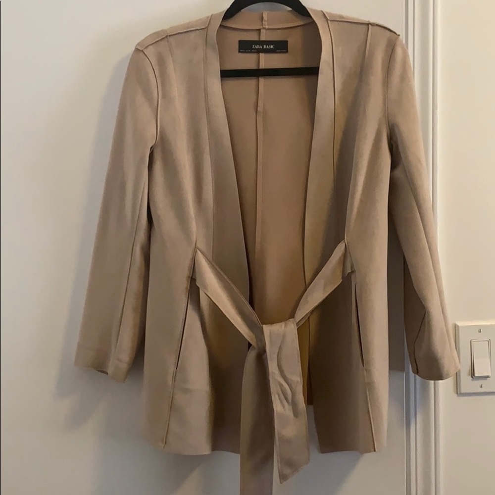 Zara blush pink blazer, super soft